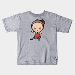 Cute Argentine Ballroom Dancer Kids T-Shirt